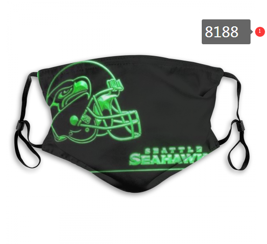 Seahawks Sports Face Mask 08188 Filter Pm2.5 (Pls Check Description For Details)